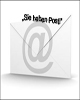 Bild: Weißer Brief mit AT-Zeichen und dem Schriftzug: "Sie haben Post!" Bild: Weißer Brief mit AT-Zeichen und dem Schriftzug: "Sie haben Post!"