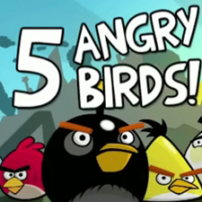 Bild: Fünf Vögel von dem Mobile-Game "5 Angry Birds!" Foto: rovio.com Bild: Fünf Vögel von dem Mobile-Game "5 Angry Birds!" Foto: rovio.com